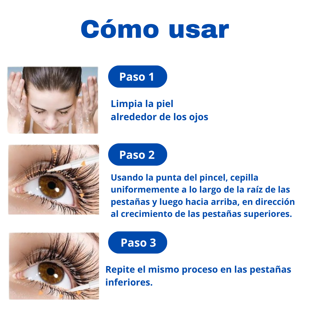 Sérum para el fortalecimiento de las pestañas